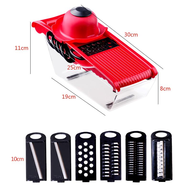 Multi-function 6 Blades Kitchen Slicer